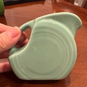 Fiesta Seamist Green Mini Disc Pitcher